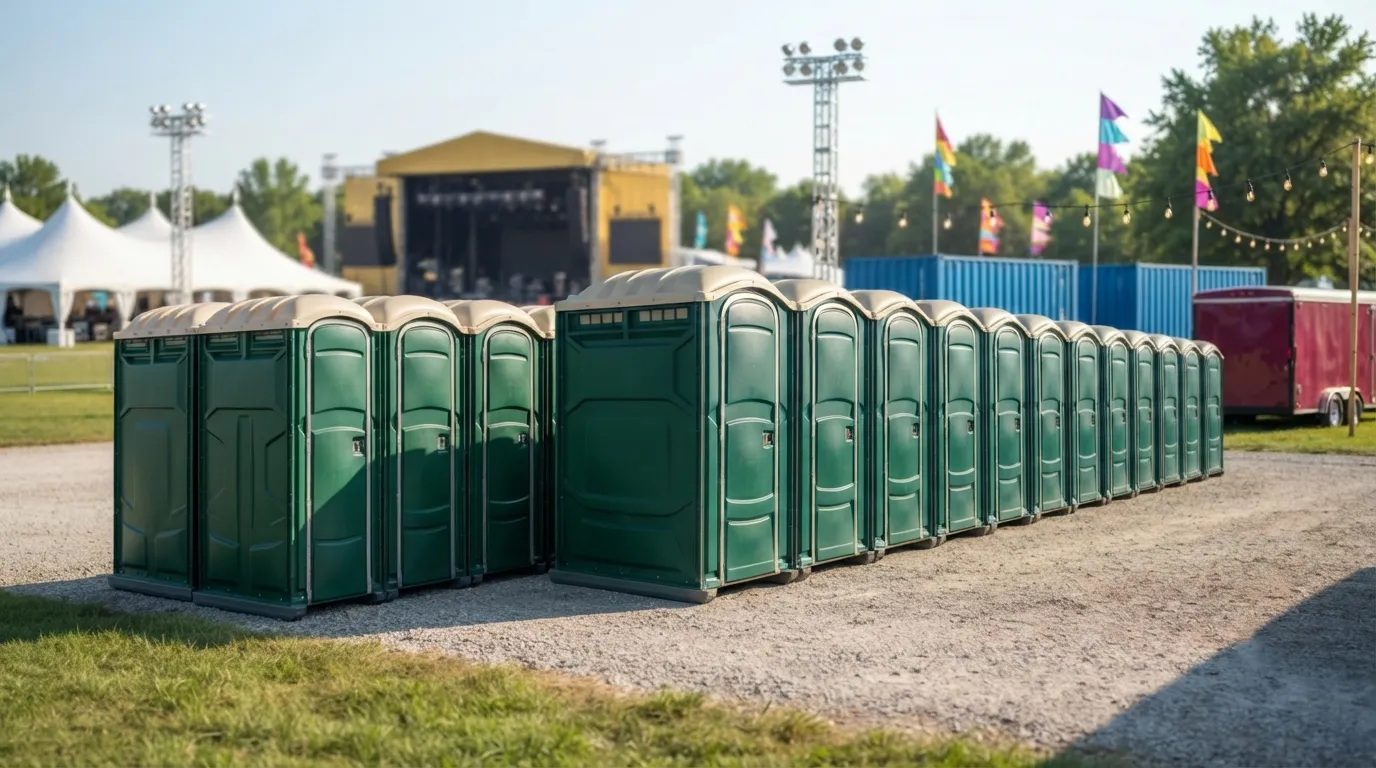 Concert Restroom Rental in Bartlett, TN