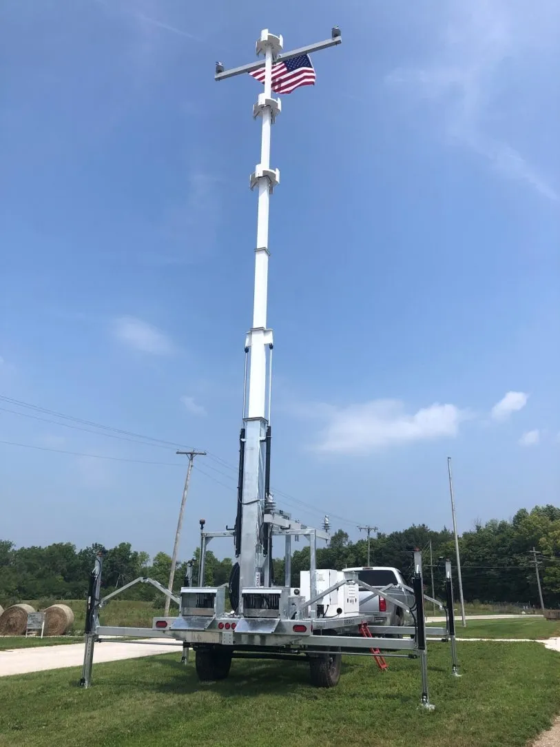Temporary Power Pole in Bartlett, TN