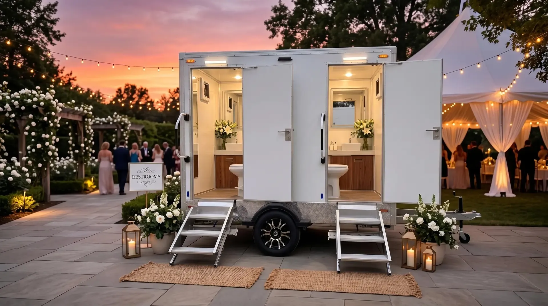 Wedding Restroom Rental in Bartlett, TN